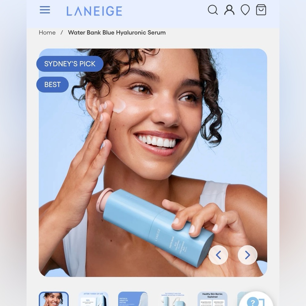 LANEIGE WATER BANK BLUE HYALURONIC SERUM